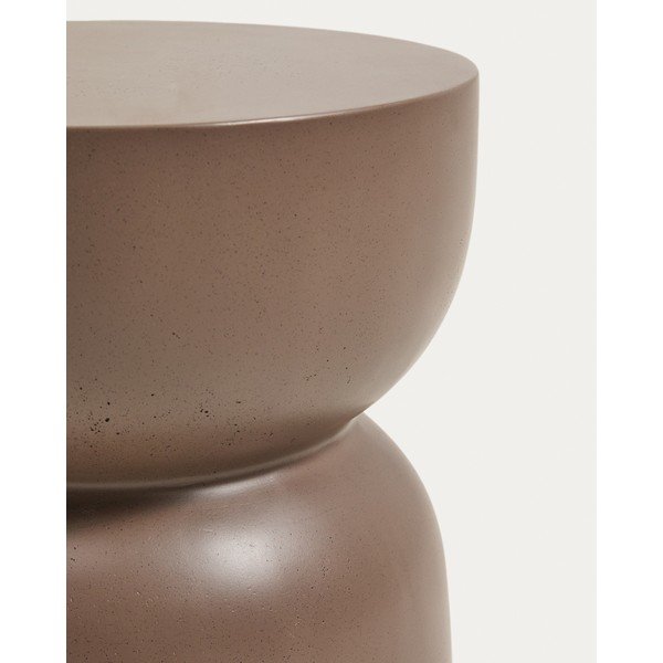 Okrugao vrtni stolić betonski ø 32 cm Garbet – Kave Home-image-2