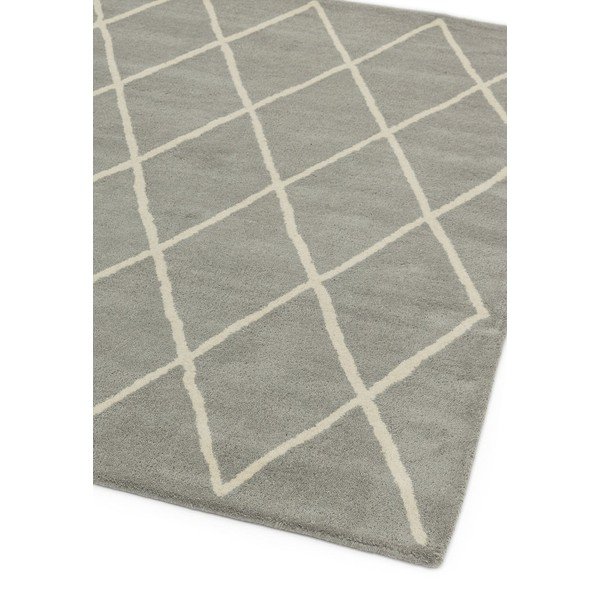 Sivi ručno rađen vuneni tepih 200x290 cm Albany – Asiatic Carpets-image-1