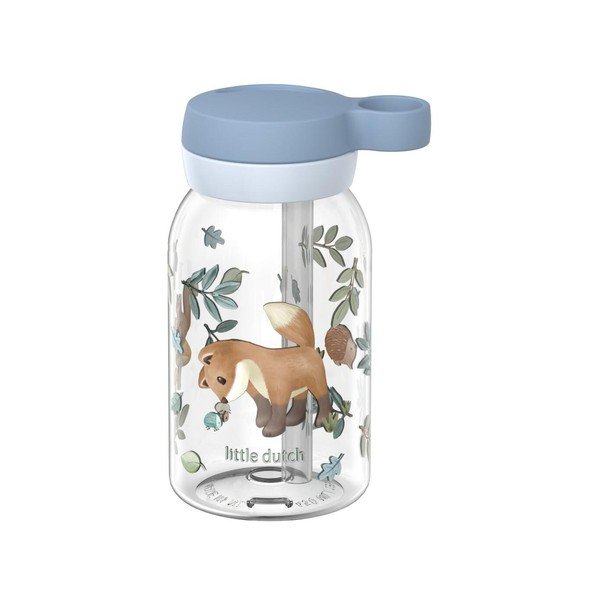 Svijetlo plava plastična dječja boca 450 ml Forest Friends – Mepal