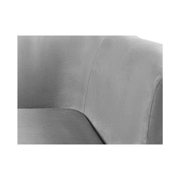 Siva sofa od baršuna Kooko Home Glam, 175 cm-image-4