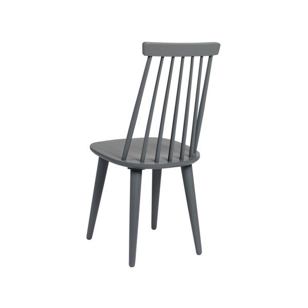 Siva stolica za blagovaonu od gumenog drveta Rowico Lotta-image-4