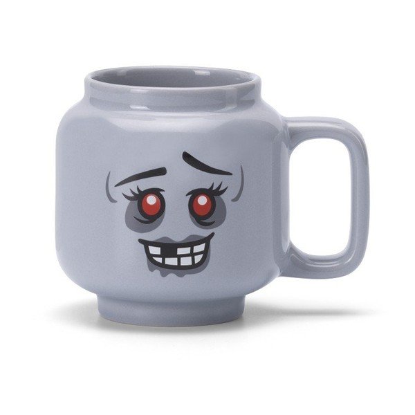Siva keramička dječja šalica za latte 255 ml Zombie – LEGO®