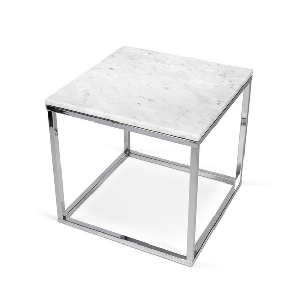 Bijeli stol s mramornim dekorom TemaHome Prairie-image-3