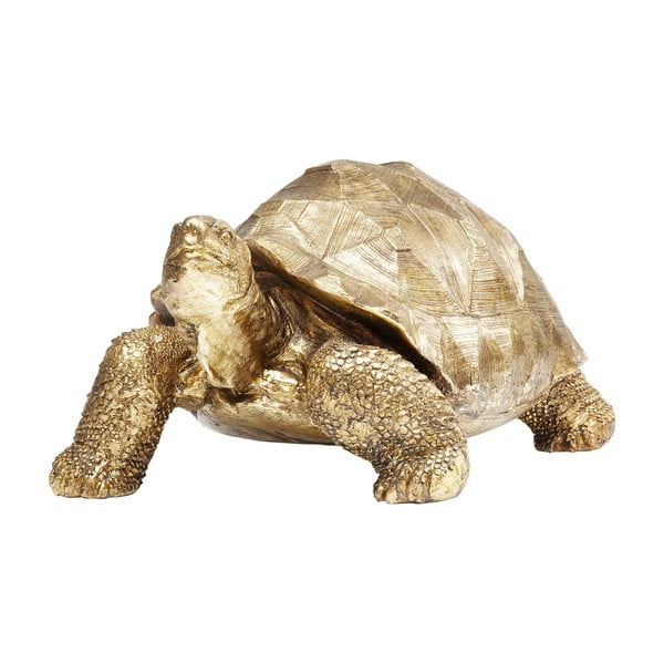 Dekorativna skulptura u zlatnoj boji kornjača Kare Design Turtle