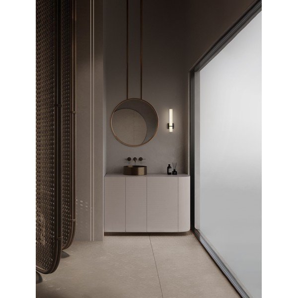 Bijela/mat crna željezna LED zidna lampa Luca – Nova Luce-image-4