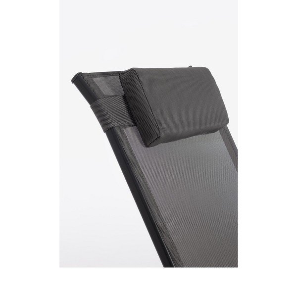 Antracitno siva metalna vrtna fotelja Ercolano – Bizzotto-image-1