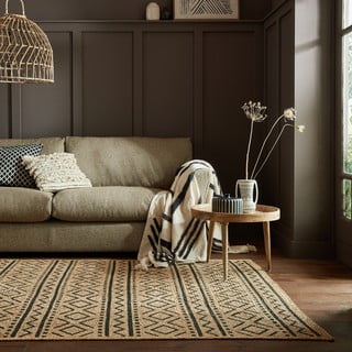 Juteni tepih u prirodnoj boji 160x230 cm Luis – Flair Rugs