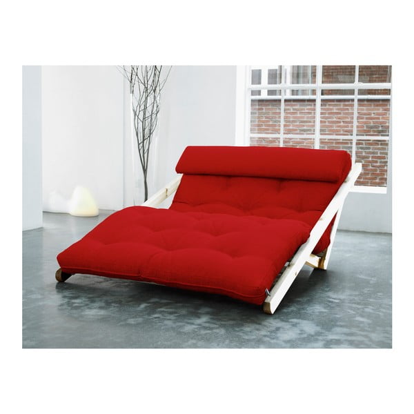 Karup Figo ležaljka, Raw / Red, 120 cm-image-1