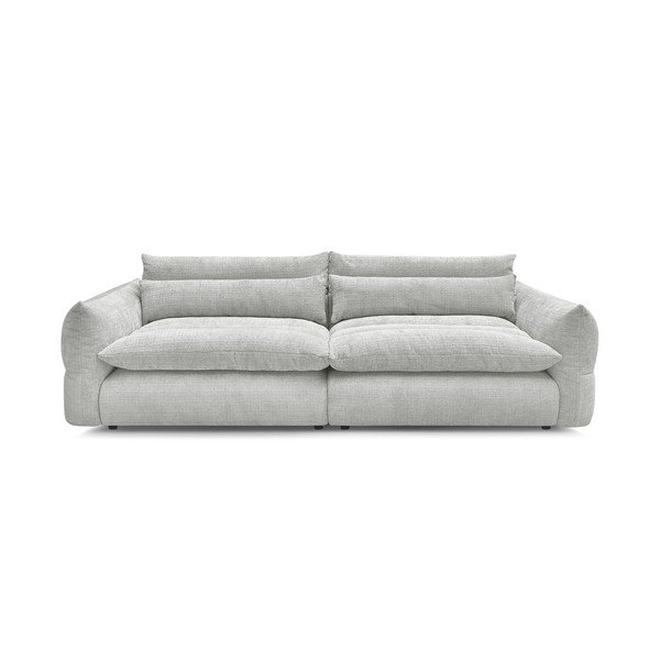 Svijetlo siva sofa od šenila 276 cm Neil – Bobochic Paris