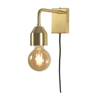 Zidna svjetiljka u zlatnoj boji Citylights Madrid, visina 17 cm