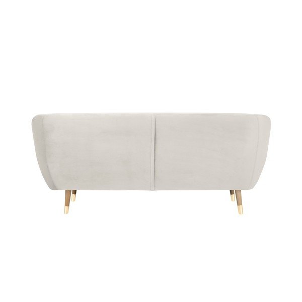 Sofa od krem baršuna Mazzini Sofas Benito, 188 cm-image-4