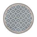 Žuti /plavi okrugao unutarnji i vanjski tepih ø 160 cm Zia Trellis – Flair Rugs