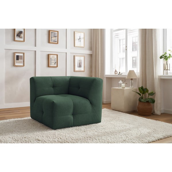 Tamnozeleni kauč modul Kleber - Bobochic Paris-image-4