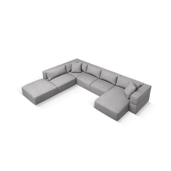 Svijetlo siva kutna garnitura (s lijevim kutom/u obliku slova "U") Esther – Milo Casa-image-2