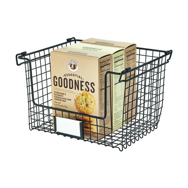 Crna metalna košara iDesign Classico, 31 x 25,5 cm-image-3