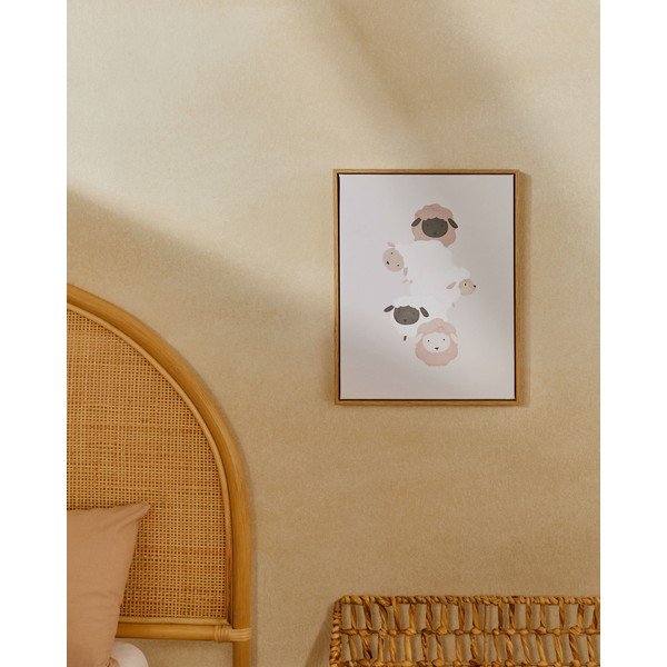 Dječja slika 30x40 cm Milu – Kave Home-image-1