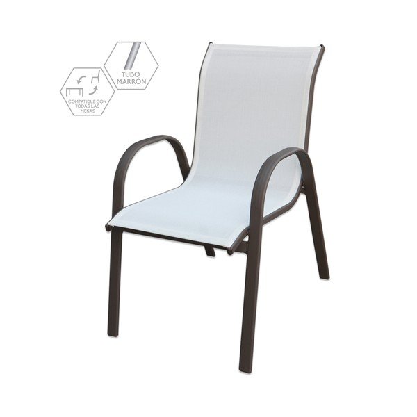 Crno-bijela vrtna stolica Clasic - LDK Garden-image-2