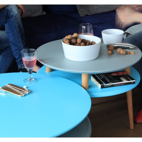 Ružičasti stolić Ragaba UFO, Ø 70 cm-image-1