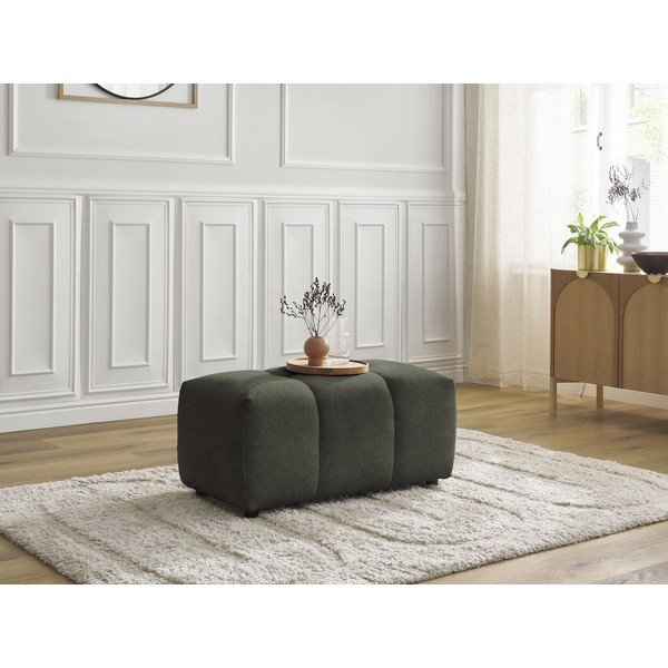 Kaki zeleni tabure od šenila Roxelane – Bobochic Paris-image-4