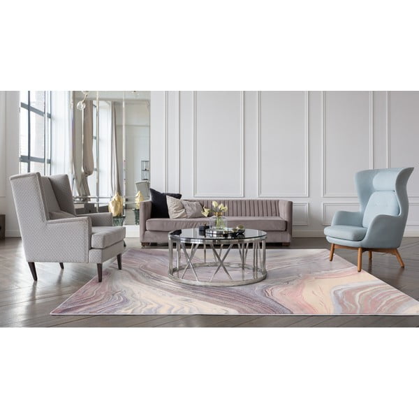 Sivi vuneni tepih 160x240 cm Agate – Agnella-image-1