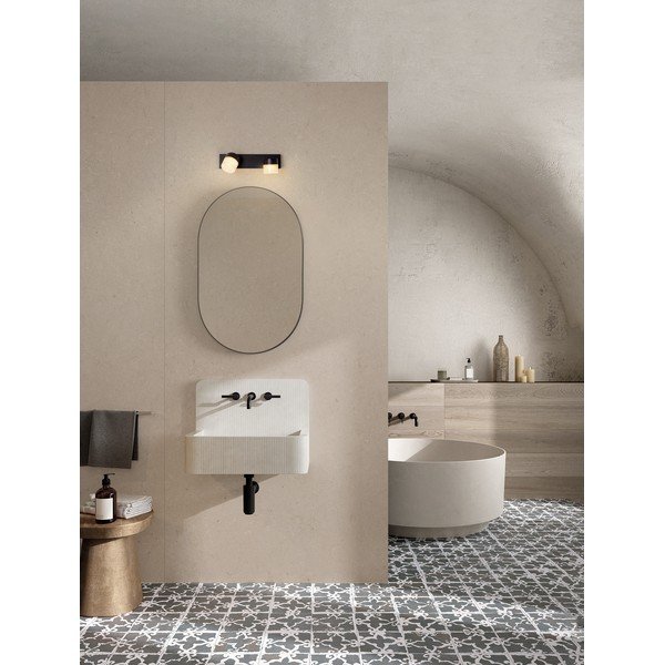 Mat crna LED zidna lampa aluminijska Teko – Nova Luce-image-1