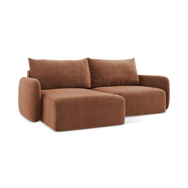 Ciglasta sklopiva/s prostorom za odlaganje kutna garnitura (s lijevim kutom) Kalena – Makamii-image-1