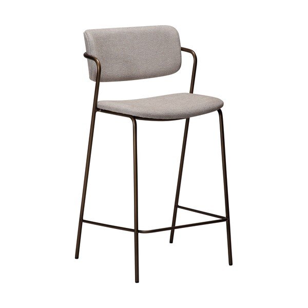 Siva barska stolica (visine sjedala 67,5 cm) Zed – DAN-FORM Denmark