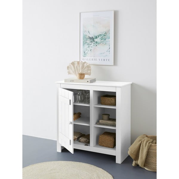 Bijeli ormarić od masivnog bora 90x90 cm Bertram – Støraa-image-4