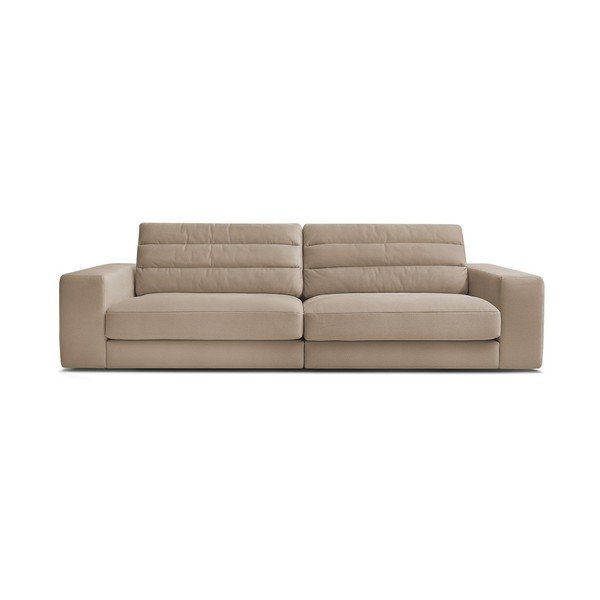 Smeđe-siva baršunasti sofa 276 cm Sierra – Bobochic Paris