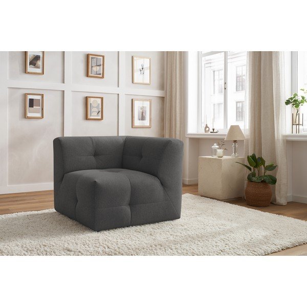 Tamno sivi kauč modul Kleber - Bobochic Paris-image-4