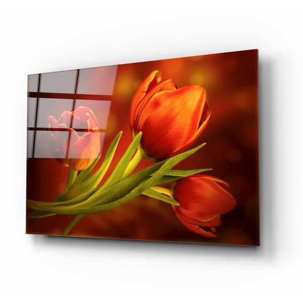 Staklena slika Insigne Tulips