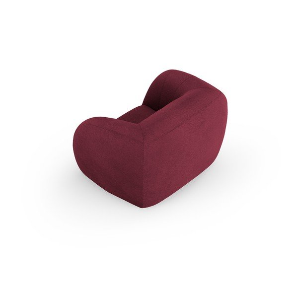 Bordo fotelja od bouclé tkanine Essen – Cosmopolitan Design-image-3