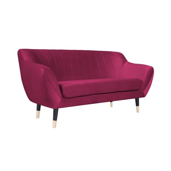 Roza kauč na crne noge Mazzini Sofas Benito, 158 cm-image-2