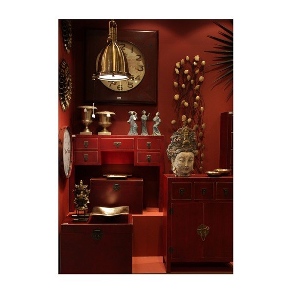 Crvena škrinja 60x42 cm Oriente – Ixia-image-3