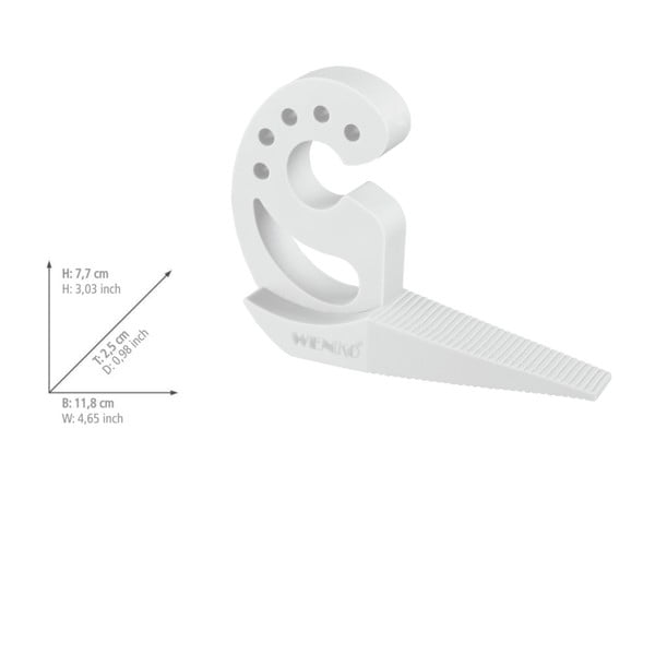 Bijeli zaustavljač za vrata i prozore Wenko-image-1