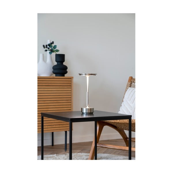 LED stolna lampa u srebrnoj boji (visina 28,5 cm) Lyneham – House Nordic-image-3