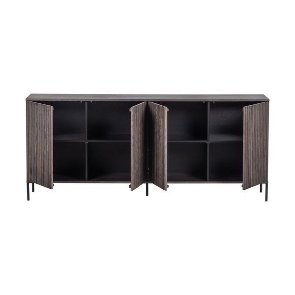 Smeđa komoda u dekoru jasena 200x85x44 cm Gravure – WOOOD-image-3