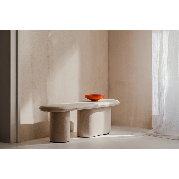 Bež vunena podstavljena klupa Rull – noo.ma-image-3