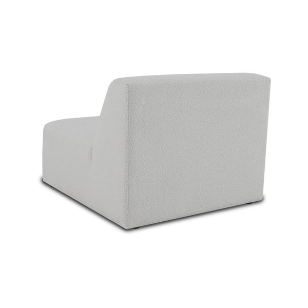 Bijela modularna sjedeća garnitura od bouclé tkanine (srednji modul ) Roxy – Scandic-image-3
