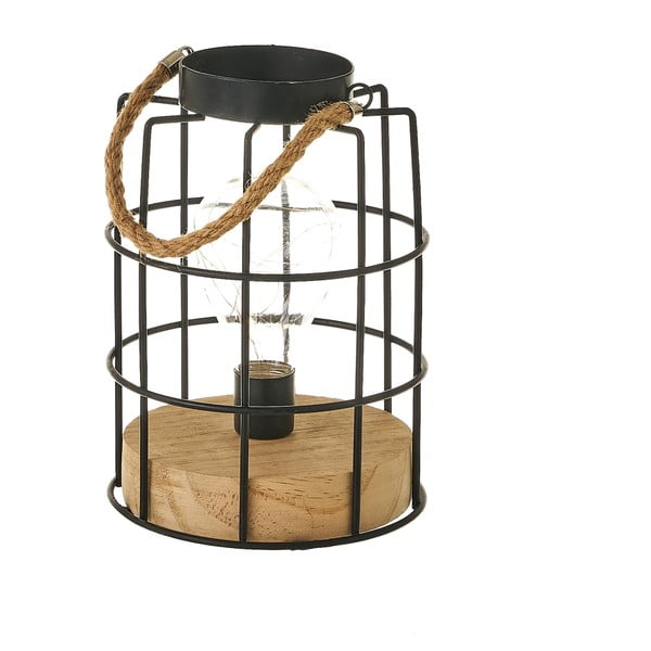 Crna stolna lampa (visina 20,5 cm) – Casa Selección