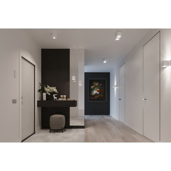 Bijeli stropna lampa Geo Sollux-image-1