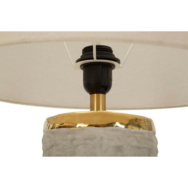 Svijetlo siva/krem stolna lampa keramička s tekstilnim sjenilom (visina 73 cm) Lima – Mauro Ferretti-image-4