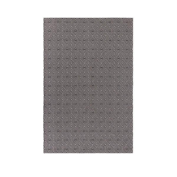 Crni pamučni tepih Flair Rugs Pappel, 153 x 230 cm