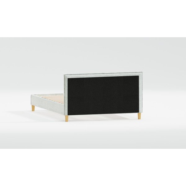 Bež tapecirani bračni krevet s podnicom 200x200 cm Tina – Ropez-image-2