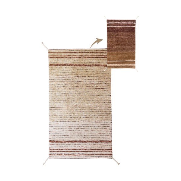 Ciglasti pamučan tepih 80x140 cm Twin Toffee – Lorena Canals-image-3