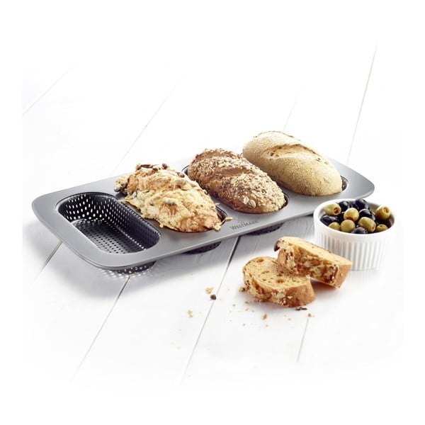 Čeličan kalup za pečenje za kruh i bagete Mini – Westmark-image-2