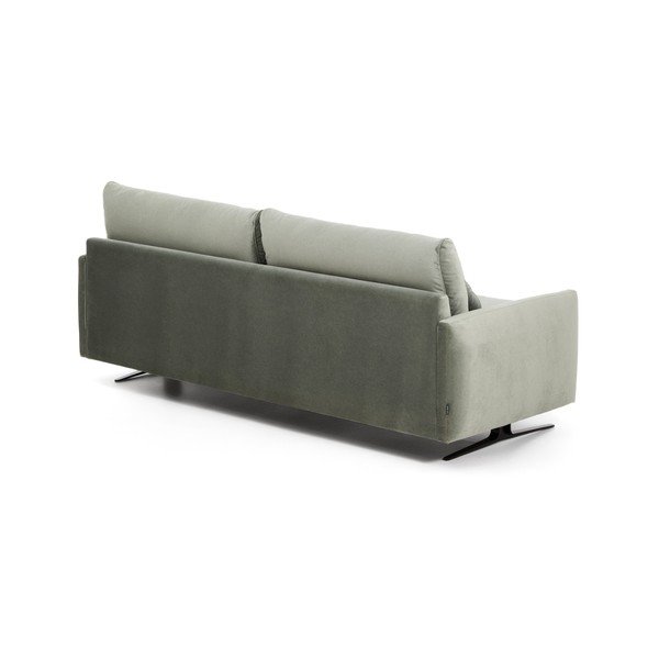 Zelena baršunasti sofa 210 cm Veliro – Kave Home-image-4