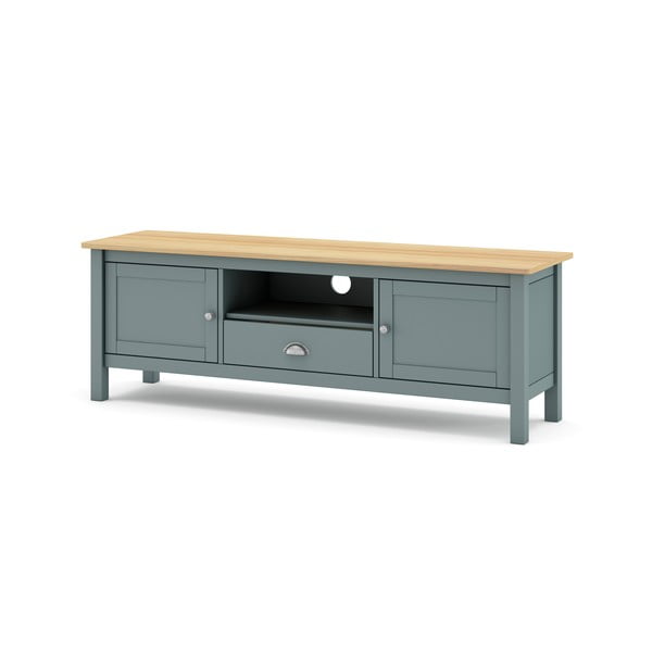 TV komoda prljavo zelena od masivnog bora 158x53x40 cm Misti – Marckeric-image-2