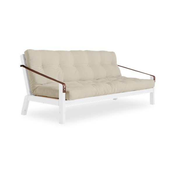 Sofa na razvlačenje Karup Design Poetry White/Beige-image-3