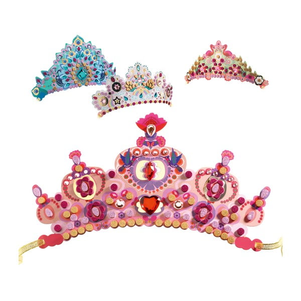 Set za izradu 4 krune Djeco Princess